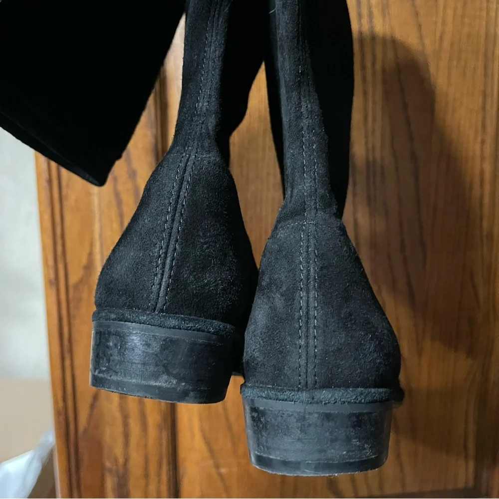 Stuart Weitzman | Lowland Over The Knee Black Suede Boots Size: 7.5